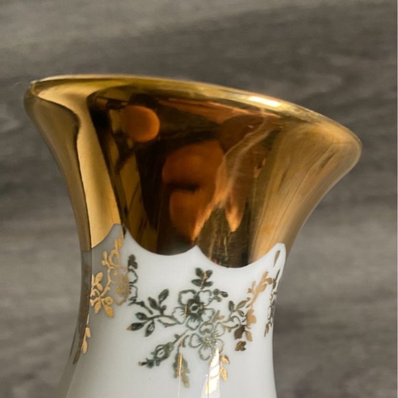 Vintage kunst-palette regnitzlosau kt bavaria vase-6.75" Tall-Courting Couple - Picture 4 of 7